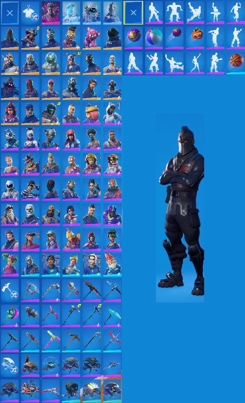 Black Knight | 75 Outfits | The Reaper | Omega | Drift (Fully Unlocked) | Candy Axe