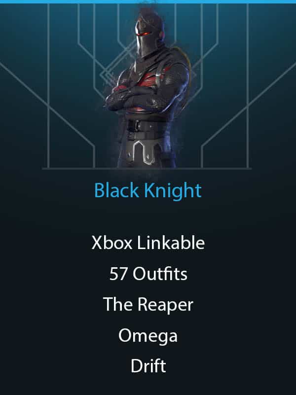 Full Access | 57 Outfits | Xbox Linkable | Black Knight | The Reaper | Omega | Drift | Ragnarok