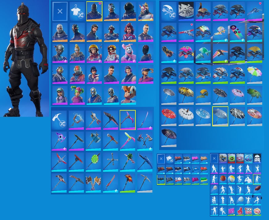 Black Knight | All Console Linkable | 16 Outfits | The Reaper | Omega