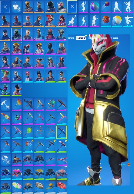 Fully Unlocked Drift | The Reaper | Omega | 35+ Skins | Xbox Linkable