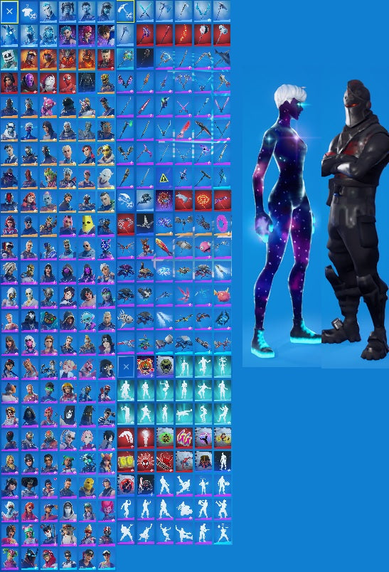 Black Knight | 215 Outfits | Galaxy Scout | Omega Fully Unlocked | Drift Fully Unlocked