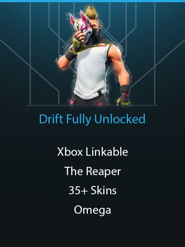 Fully Unlocked Drift | The Reaper | Omega | 35+ Skins | Xbox Linkable