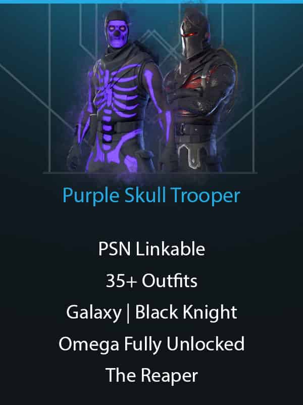 Purple Skull Trooper | Galaxy | Black Knight | The Reaper | Founder's | Mako