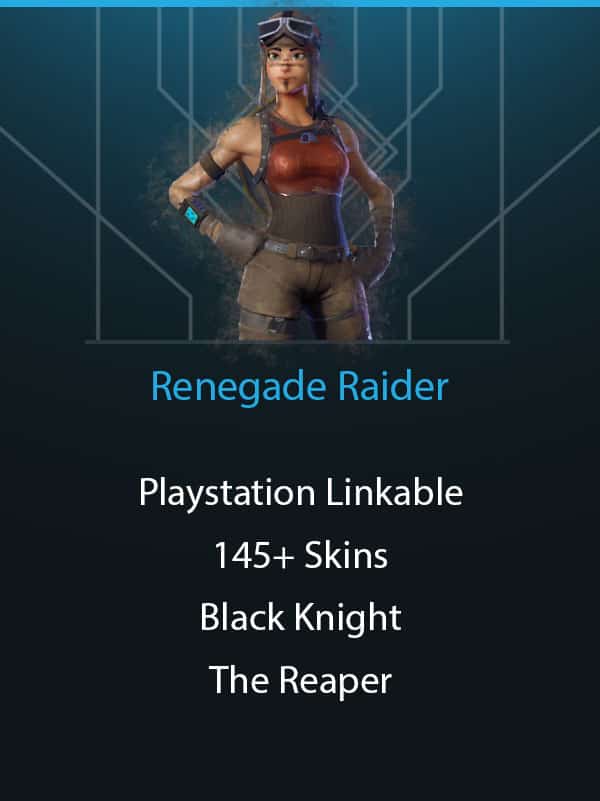 Renegade Raider | 145+ Skins | Playstation Linkable | The Reaper | Black Knight | Mako