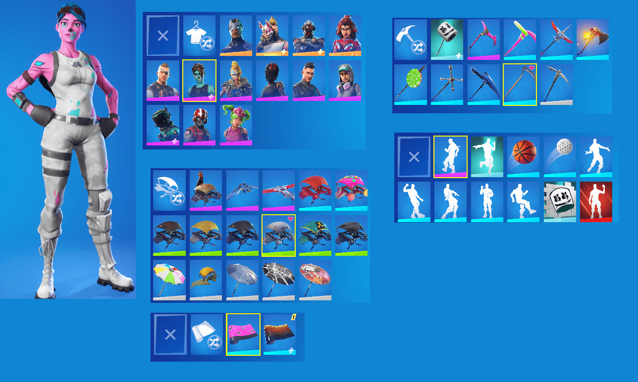 Pink Ghoul Trooper | 13 Skins | Fully Unlocked Drift | Mako