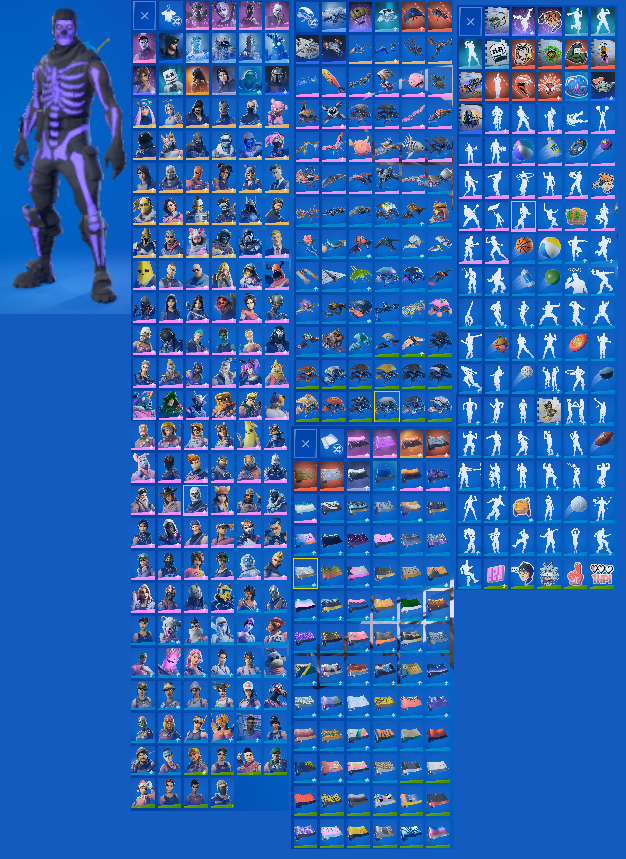 Purple Skull Trooper | Xbox Linkable | Mako | Dark Red Knight | OG Skins