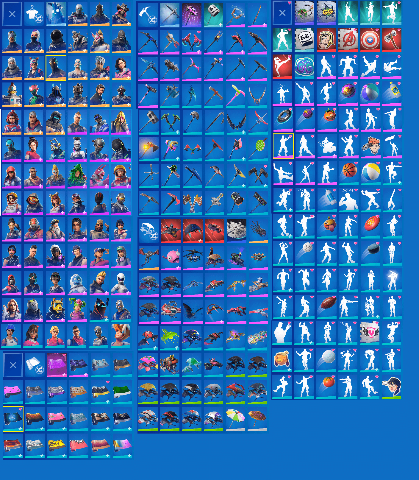 Black Knight | The Reaper | Fully Unlocked Omega | Drift | Ragnarok | Mako | 76 Skins