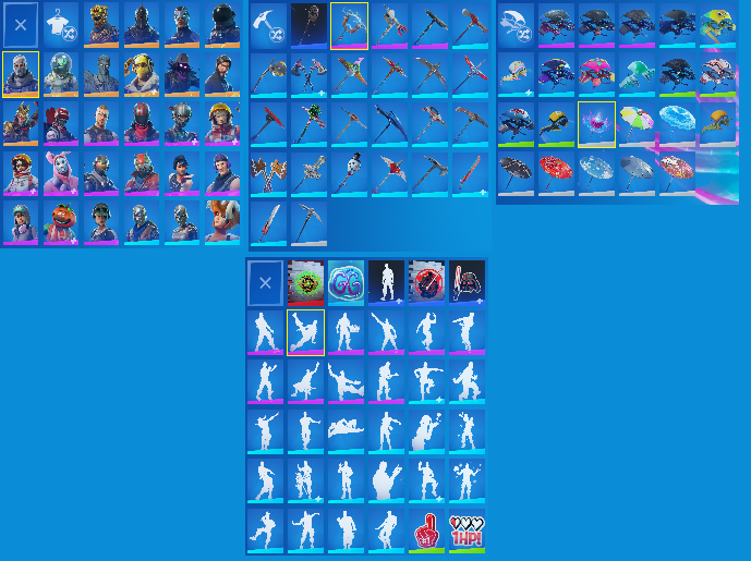 Xbox Linkable | Black Knight | 28 Skins | The Reaper | Raven | AC/DC | Trusty No2