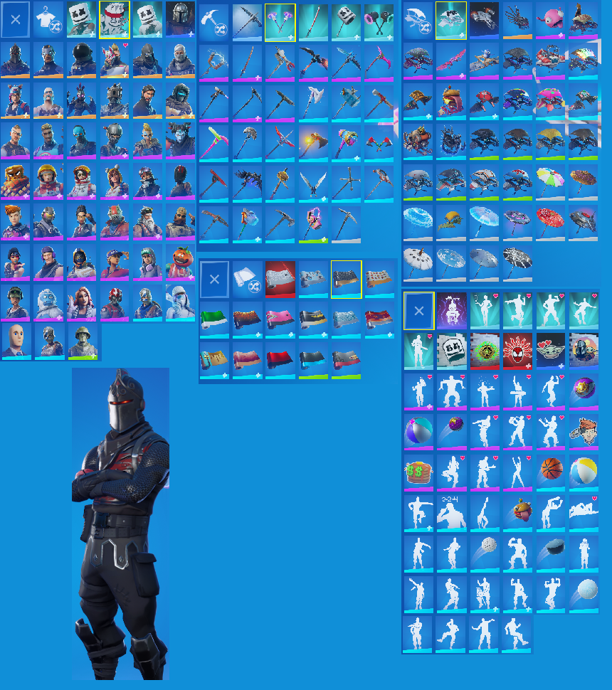 Black Knight | The Reaper | Drift | Ragnarok | Candy Axe | Mako