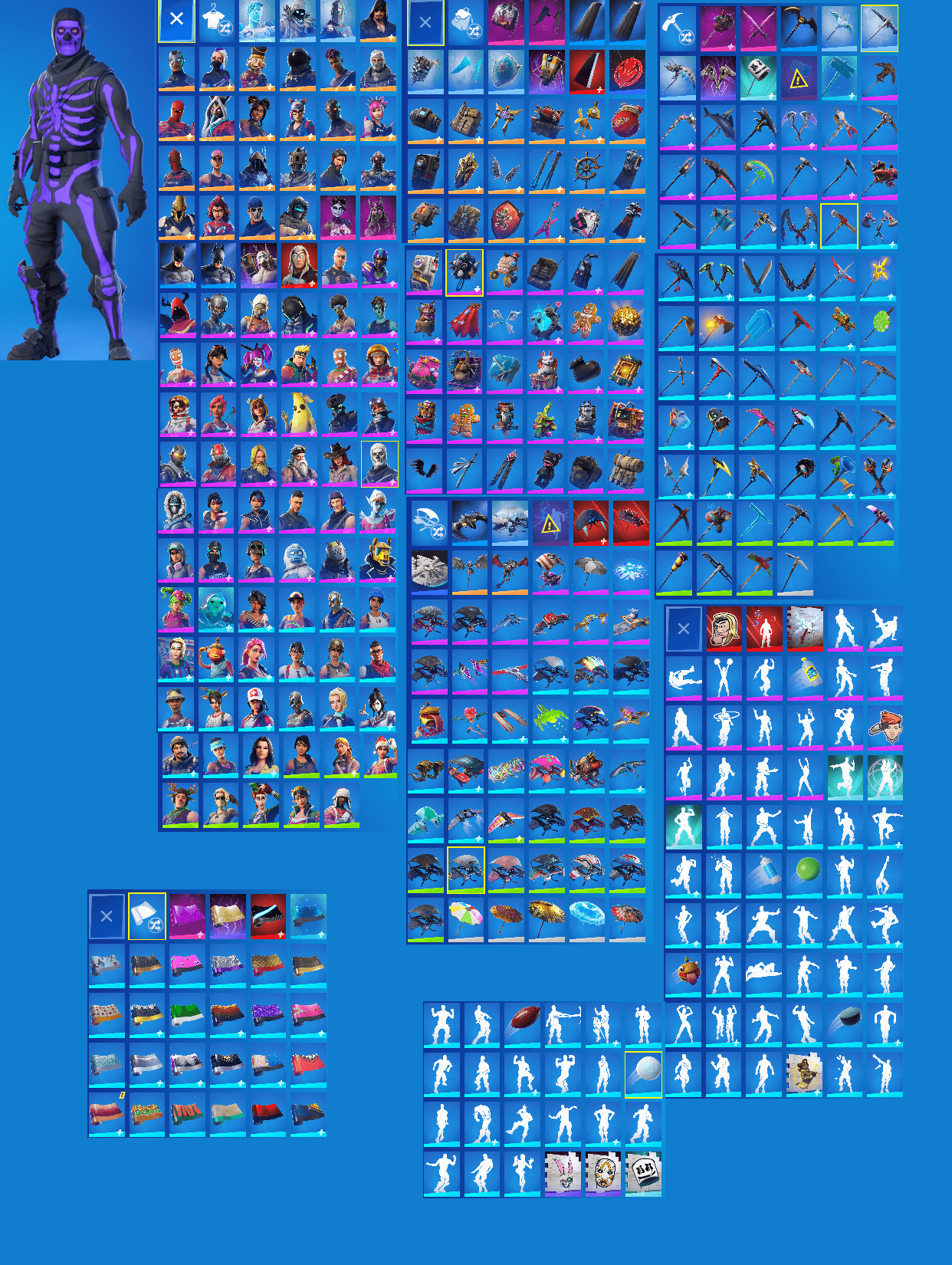 Purple Skull Trooper | Xbox Linkable | The Reaper | Omega (Fully Unlocked)