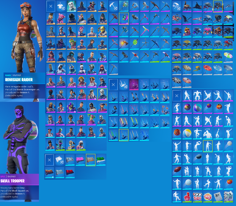 Renegade Raider | OG Purple Skull Trooper | Raider's Revenge Pick | 60+ Skins