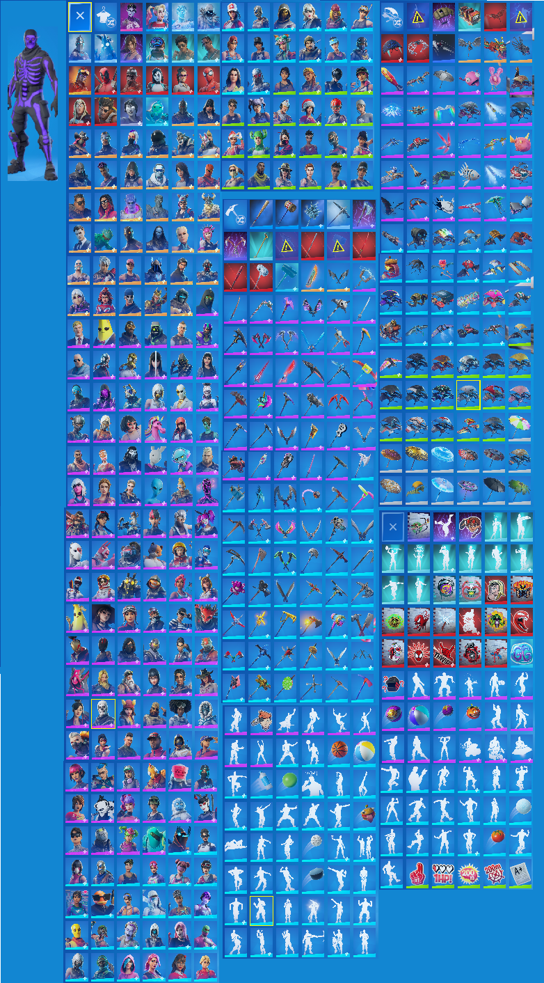 Purple Skull Trooper | Raider's Revenge Pick | 225 Skins | PSN Linkable