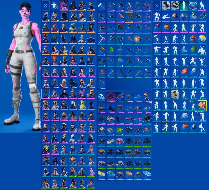 Pink Ghoul Trooper | 100 Skins | Raider's Revenge | Candy Axe | Xbox Linkable