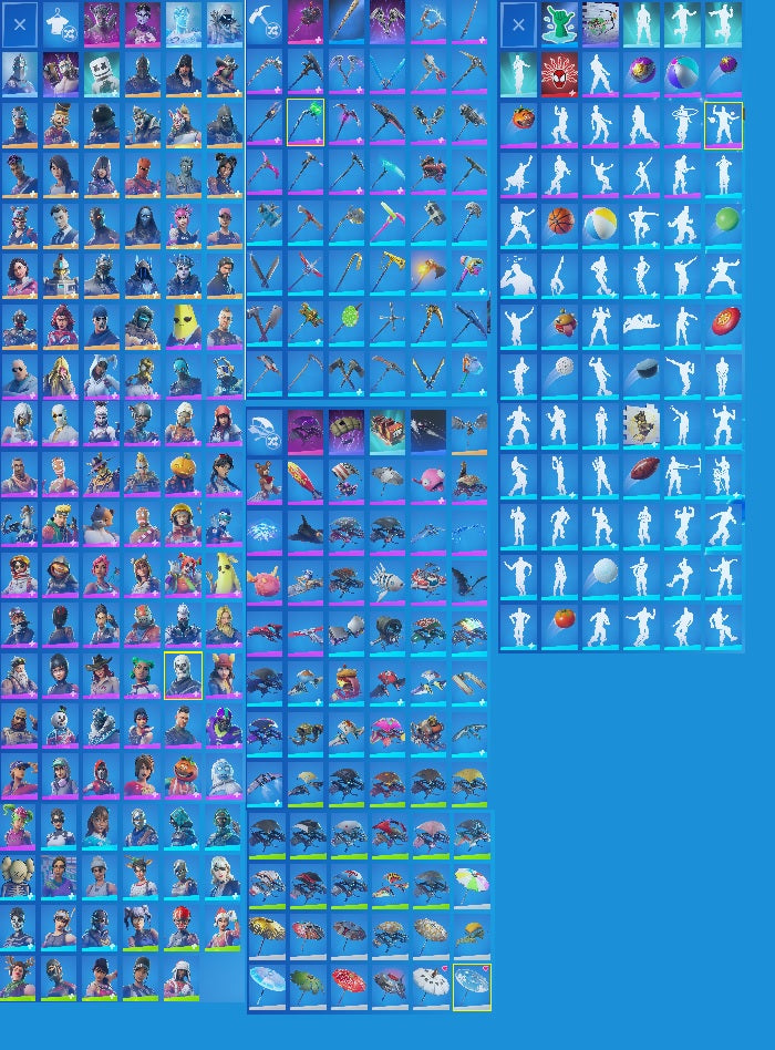 Purple Skull Trooper | Black Knight | 100+ Skins | Fully Unlocked Omega and Drift
