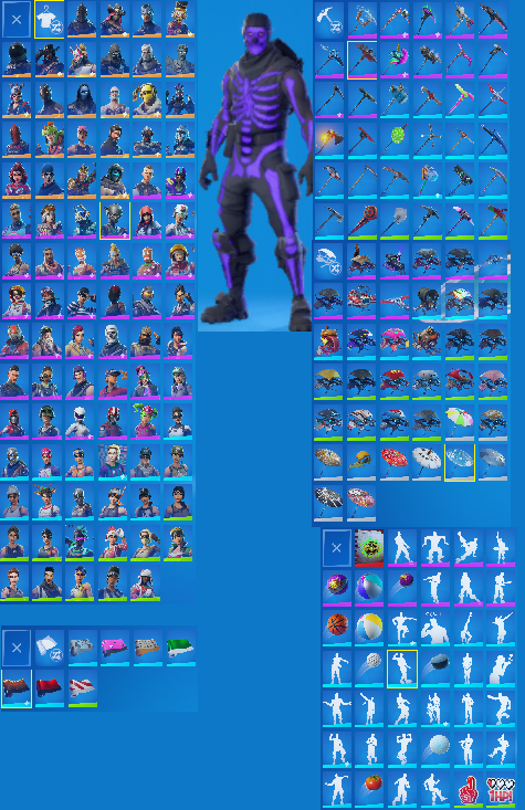 Purple Skull Trooper | Raider's Revenge Pick | 80+ Skins | Black Knight