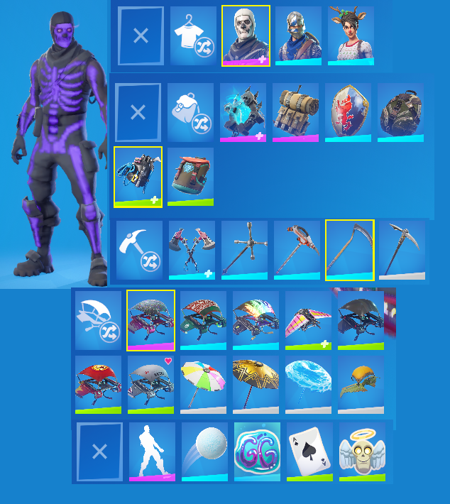 PSN and Xbox Linkable | Purple Skull Trooper | Mako | Great Value!