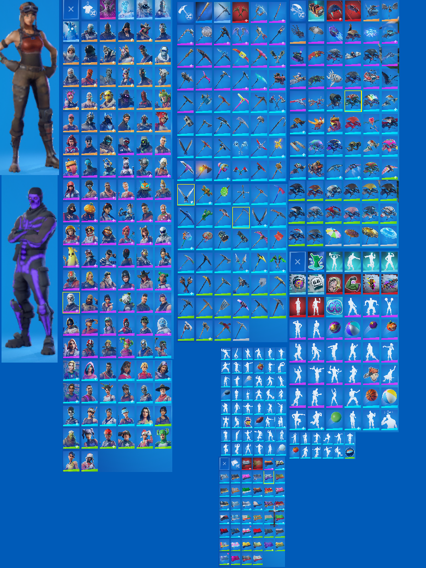 OG Renegade Raider | Purple Skull Trooper | PSN Linkable | 100+ Skins