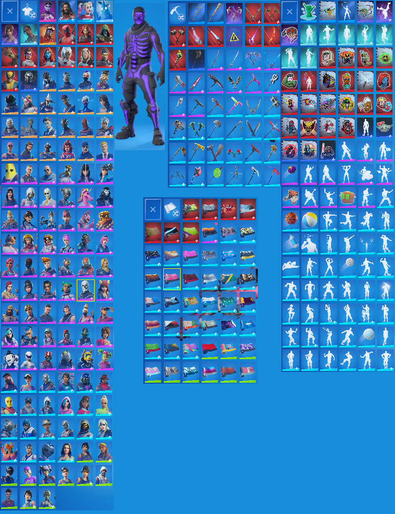 Purple Skull Trooper | Xbox Linkable | 126 Skins