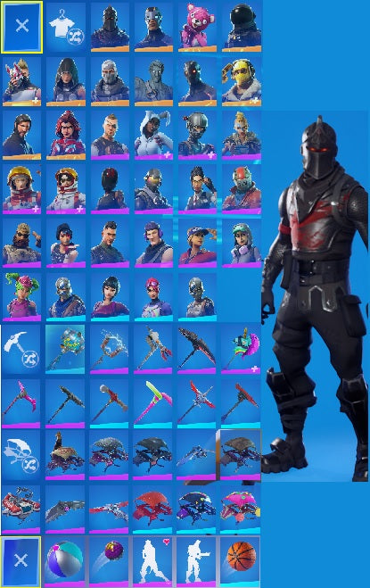 Black Knight | Xbox Linkable | 33 Outfits | The Reaper | Omega