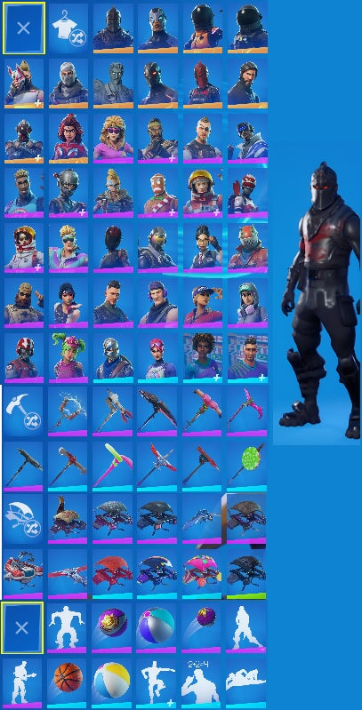 44 Outfits | Black Knight | All Console Linkable | Mako | Omega Fully Unlocked