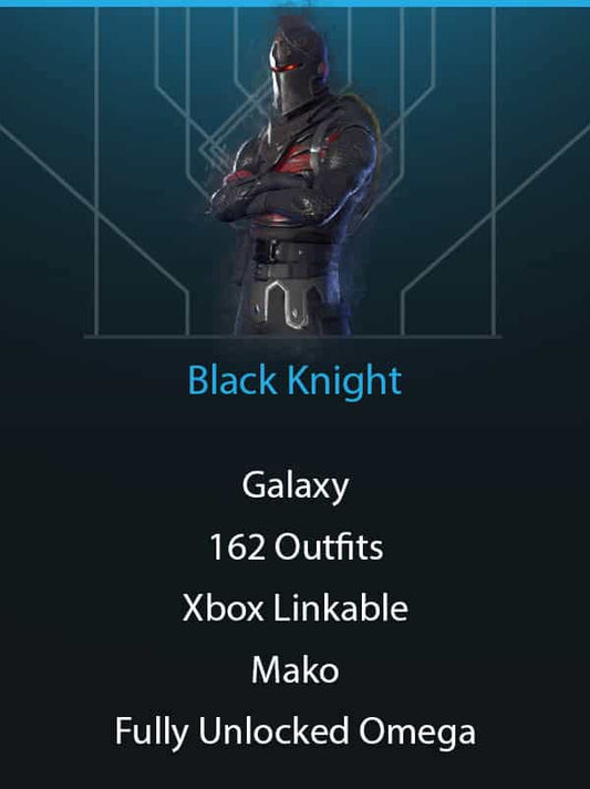 162 Outfits | Black Knight | Omega Fully Unlocked | Xbox Linkable