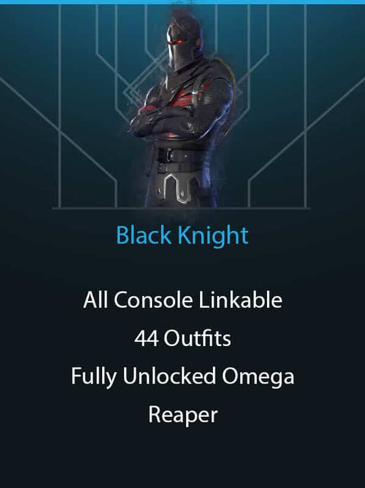 44 Outfits | Black Knight | All Console Linkable | Mako | Omega Fully Unlocked