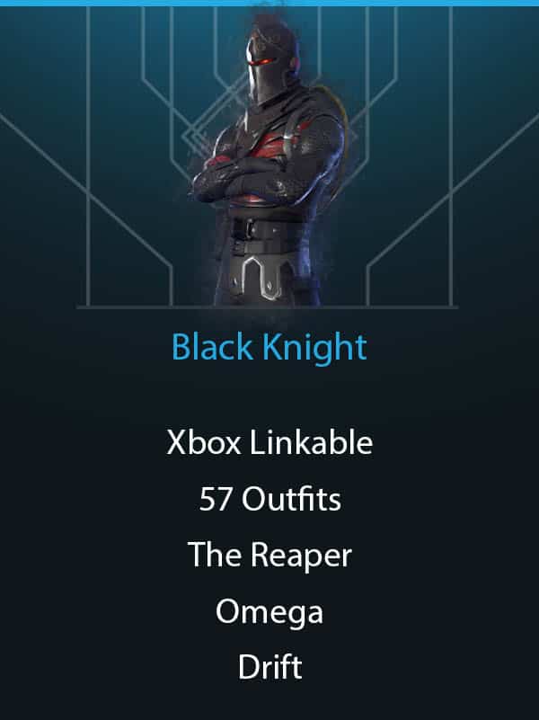 Full Access | 57 Outfits | Xbox Linkable | Black Knight | The Reaper | Omega | Drift | Ragnarok