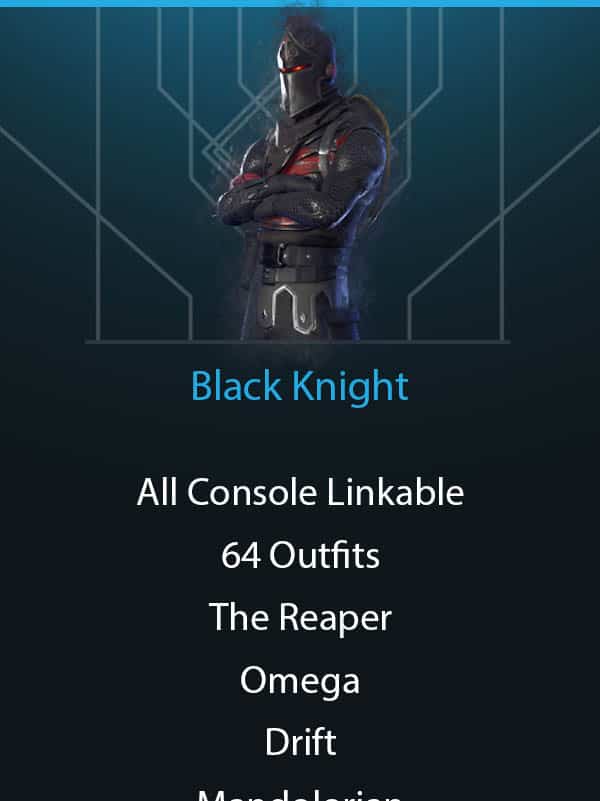 Black Knight | 64 Outfits | Omega | Drift | Mando