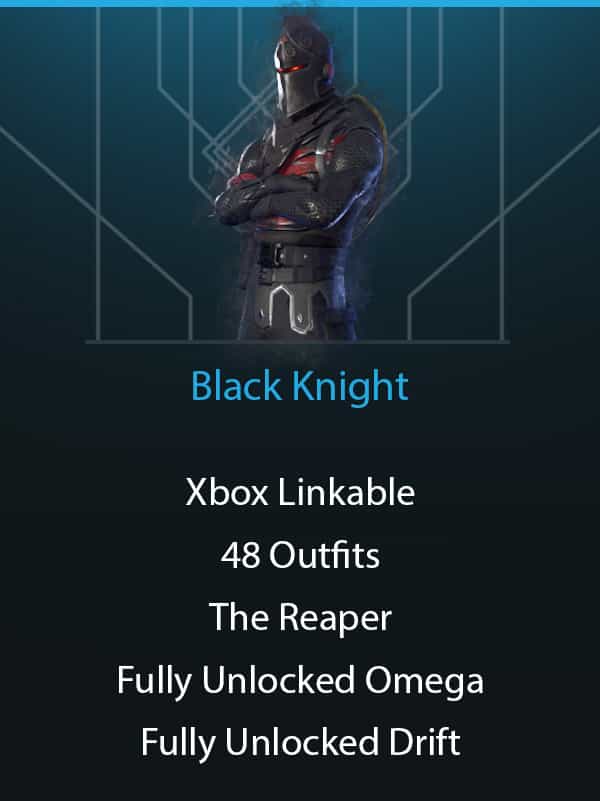 Black Knight | 48 Outfits | Xbox Linkable | Omega Fully Unlocked | The Reaper