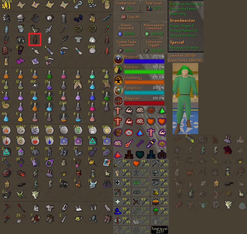 INFERNAL MAX | 2277 Total | Huge Pet Collection | Elite Void | 12/12 Elite Diary | Avernic