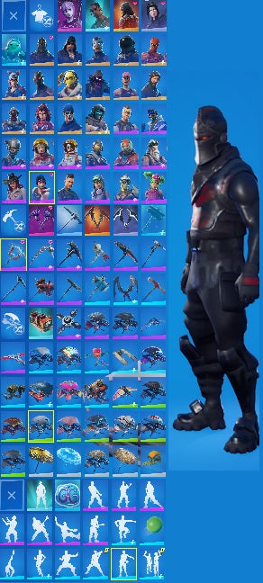 Black Knight | 43 Outfits | PSN Linkable | The Reaper | Omega Fully Unlocked