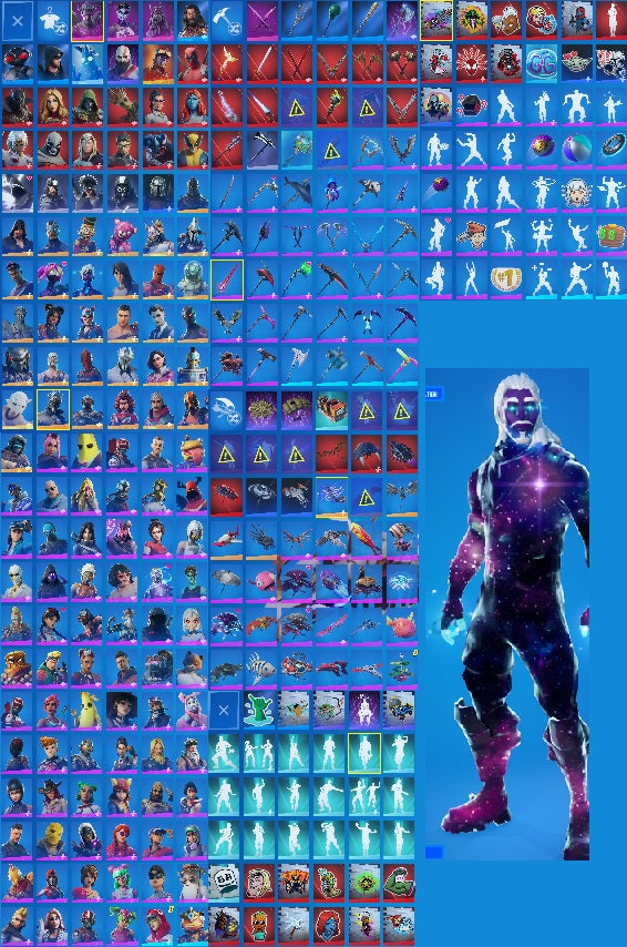 Galaxy | Black Knight | Xbox Linkable | 160 Outfits | Omega | Candy Axe