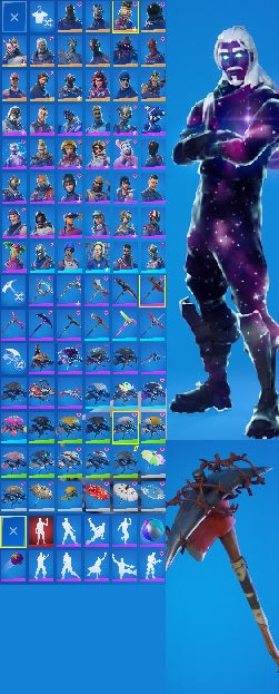Black Knight | Galaxy | Raider's Revenge | Xbox and PSN Linkable | 40+ Outfits | The Reaper