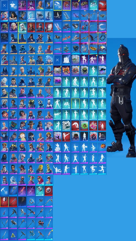Black Knight | Xbox Linkable | Candy Axe | 130 Outfits | The Reaper