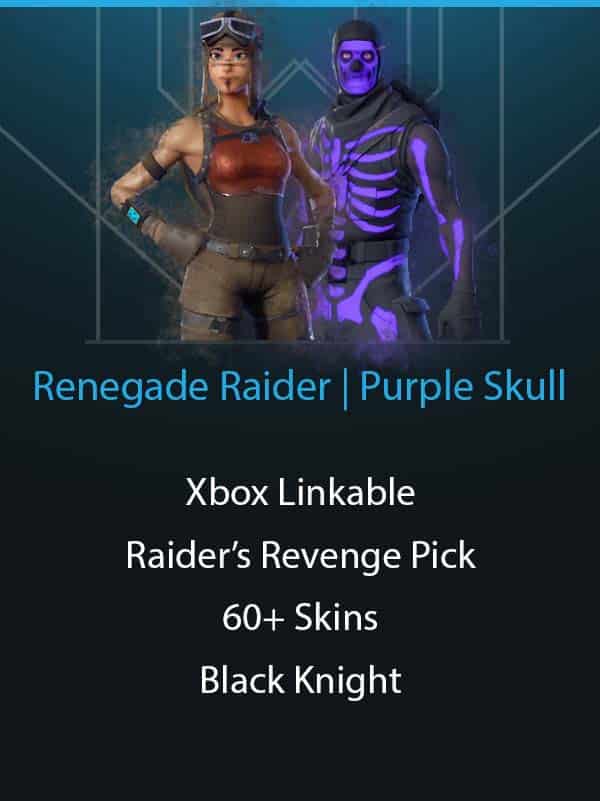 Renegade Raider | OG Purple Skull Trooper | Raider's Revenge Pick | 60+ Skins
