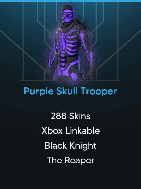 Purple Skull Trooper | 288 Skins | Amazing Skin Collection!