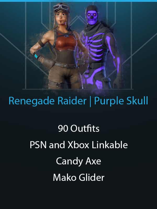 Renegade Raider | OG Purple Skull Trooper | PSN and Xbox Linkable