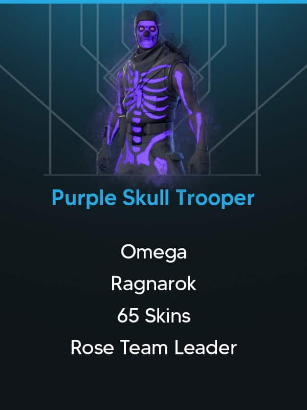 Purple Skull Trooper | 65 Skins | Omega | Ragnarok | Drift | Battle Hound