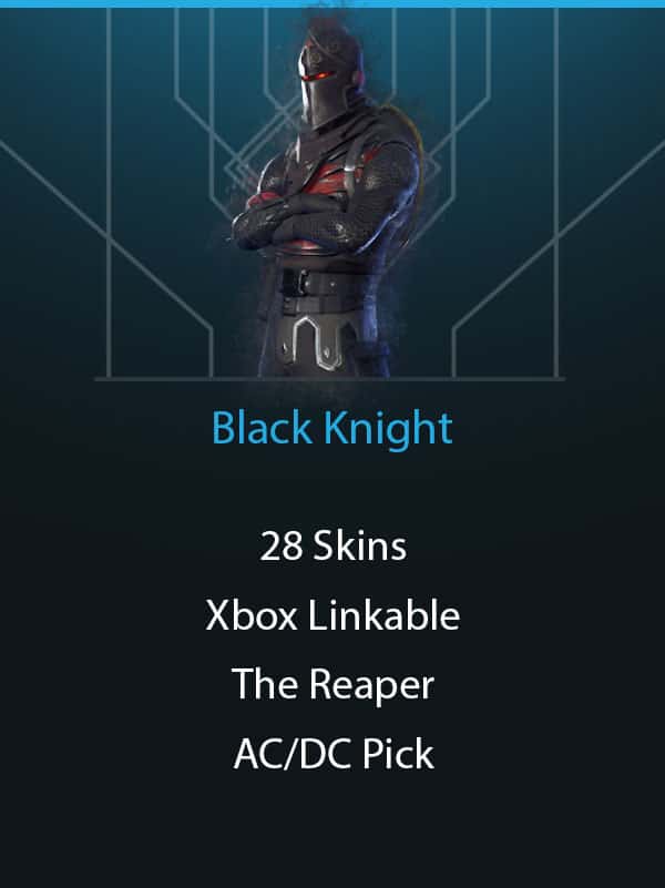Xbox Linkable | Black Knight | 28 Skins | The Reaper | Raven | AC/DC | Trusty No2