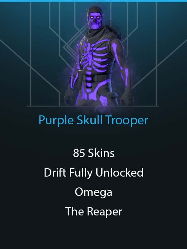 OG Purple Skull Trooper | Omega | Drift Fully Unlocked | 85 Skins