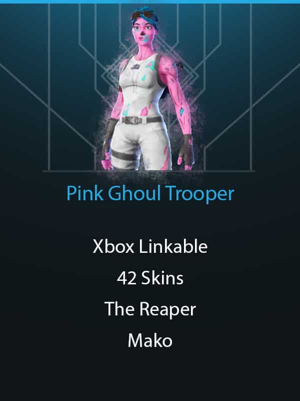 Pink Ghoul Trooper | Xbox Linkable | 42 Skins | Mako Glider | Fully Unlocked Drift