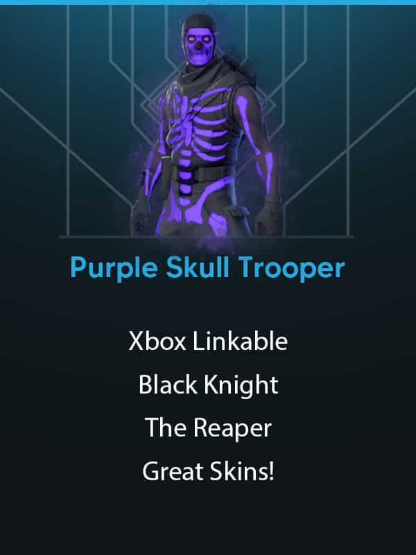 OG Purple Skull Trooper | 53 Outfits | AC/DC | Black Knight