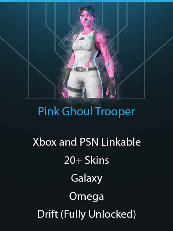 Pink Ghoul Trooper | All Devices Linkable | Galaxy | Omega | Drift (Fully Unlocked)