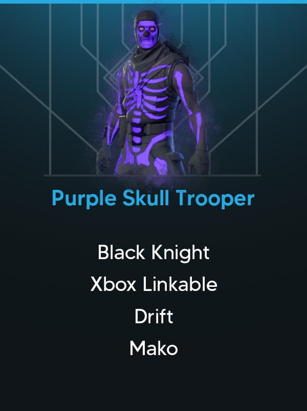 Purple Skull Trooper | Xbox Linkable | The Reaper | Black Knight