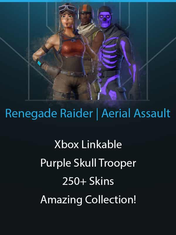 Renegade Raider | Aerial Assault Trooper | Purple Skull Trooper | Xbox Linkable