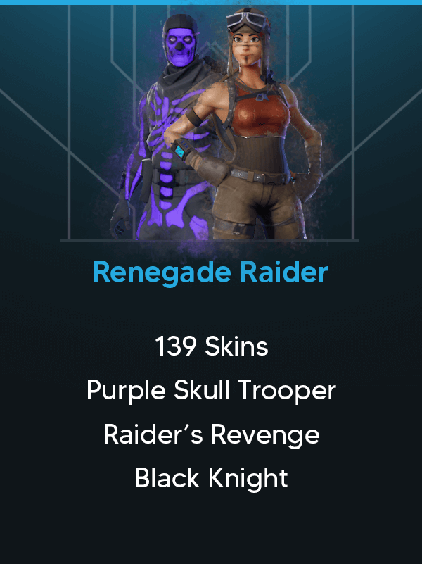 Renegade Raider | Aerial Assault Trooper | PSN Linkable | OG Purple Skull Trooper | Raider's Revenge