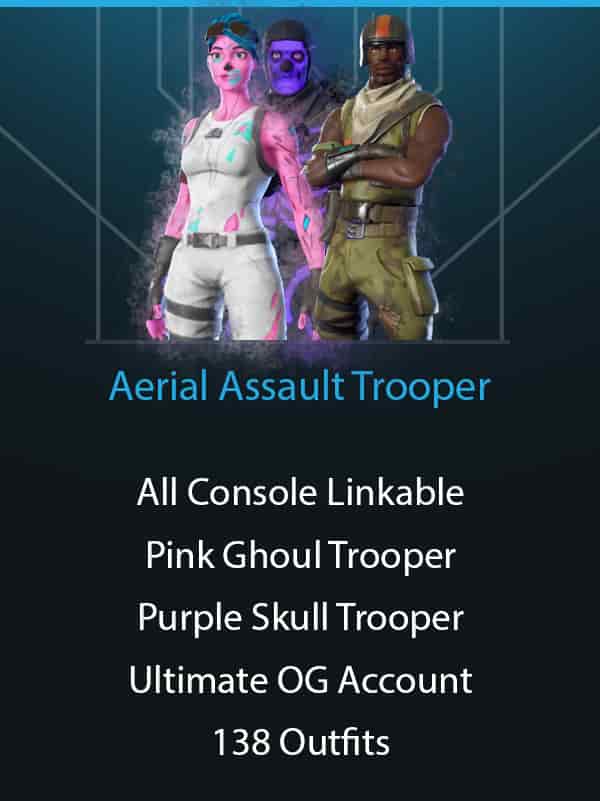 Aerial Assault Trooper | All Consoles Linkable | Pink Ghoul Trooper | Purple Skull Trooper