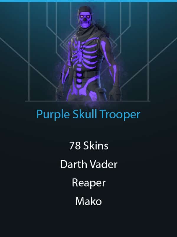 OG Purple Skull Trooper | Power Chord | Darth Vader | 75+ Skins