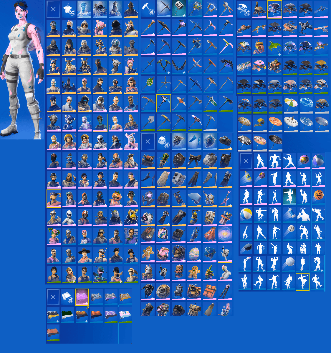 Pink Ghoul Trooper | 88 Skins | Galaxy | Black Knight | Omega Fully Unlocked | The Reaper