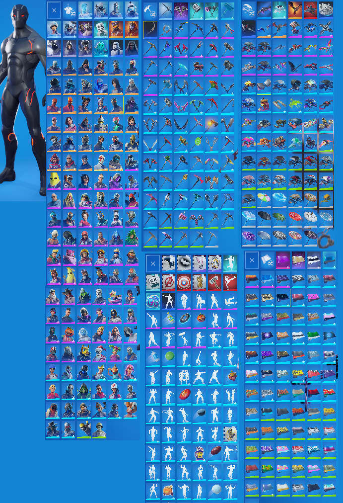Black Knight | 132 Outfits | Founders | The Reaper | Marshmello